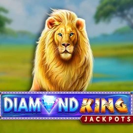Diamond King Jackpots game by SpinPlay Games – logo hosted on Roulettino Casino