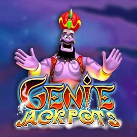 Genie Jackpots slot logo by Blueprint Gaming at Roulettino Casino