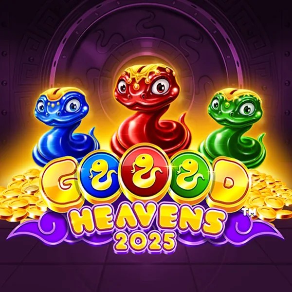 Official Slots logo: Goood Heavens by Rarestone Gaming at Roulettino Casino