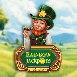 Jackpots logo of Rainbow Jackpots Megaways from Red Tiger Gaming at Roulettino Casino